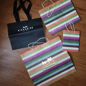 Coach gift bags